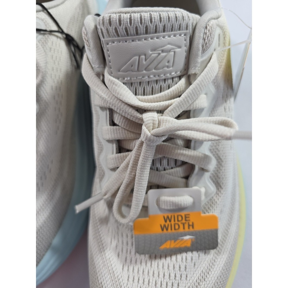 Avia Comfort Running Shoes Women's 7W Wide Width Odor Control NWT Beige - Picture 8 of 8